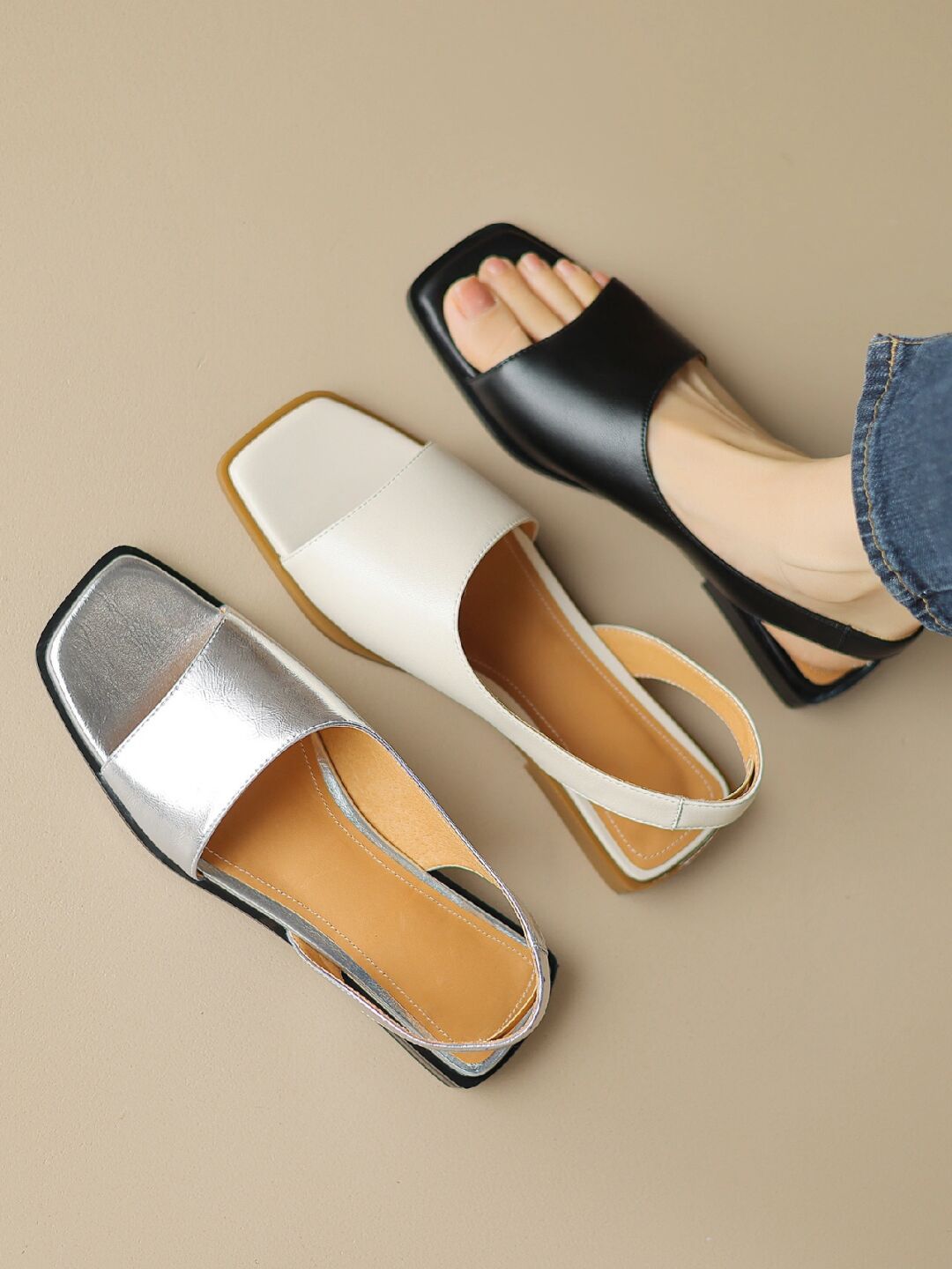 无帮 皮革  - VALI鞋履AI设计主图