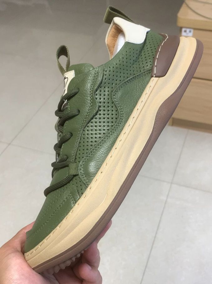 低帮 系带 皮革 