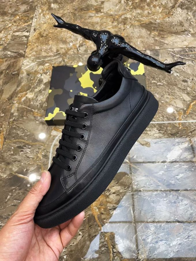 低帮 系带 皮革 