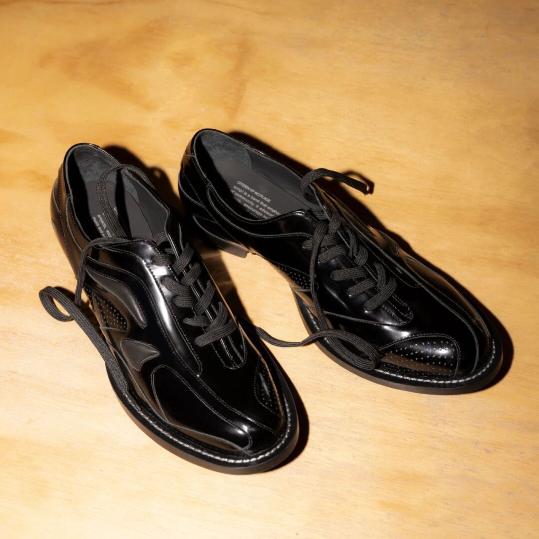 圆头 系带 皮革  - VALI鞋履AI设计主图