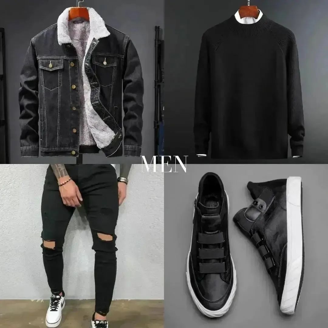 牛仔面料 H型 翻领 撞色/渐变 拼接 撞色线迹 踢踏舞鞋色 毛条 基础扣饰  - VALI鞋履AI设计主图