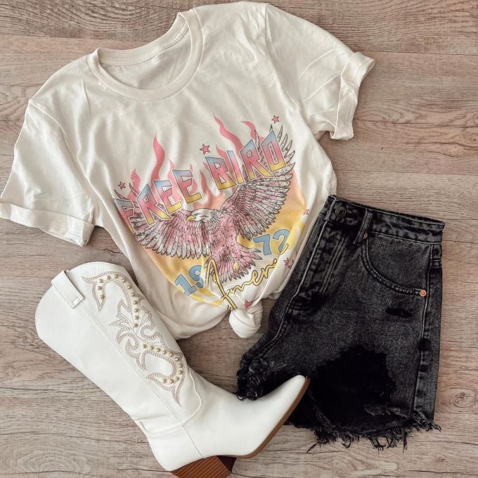 针织面料 H型 圆形领 卡通次元 文字图案 印花 深银灰色 银桦色 