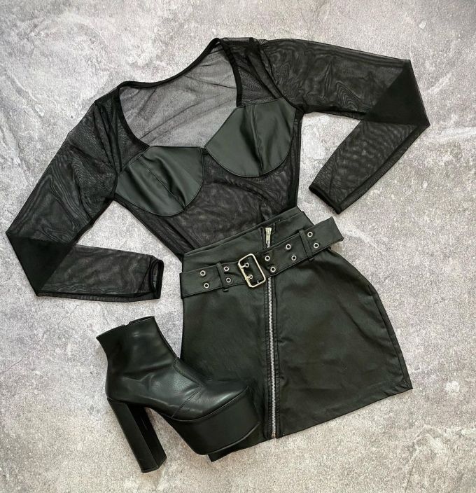 纱 拼接 松香色 前卫 