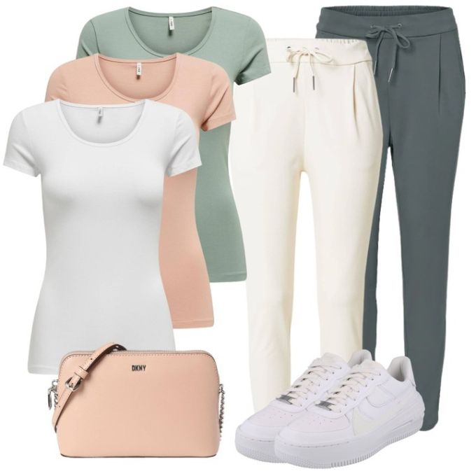 针织面料 圆形领 云雾色 炽白 