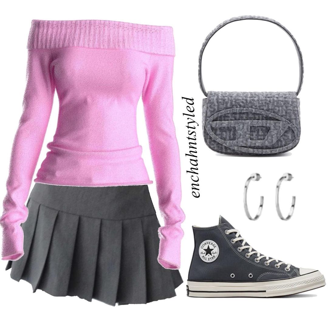 毛纺 T型 一字领 细针 淡薰衣草紫 兰花色 极简  - VALI鞋履AI设计主图