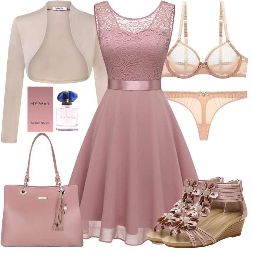 X型 拼接 浅豆沙色 豆沙色  - VALI鞋履AI设计主图