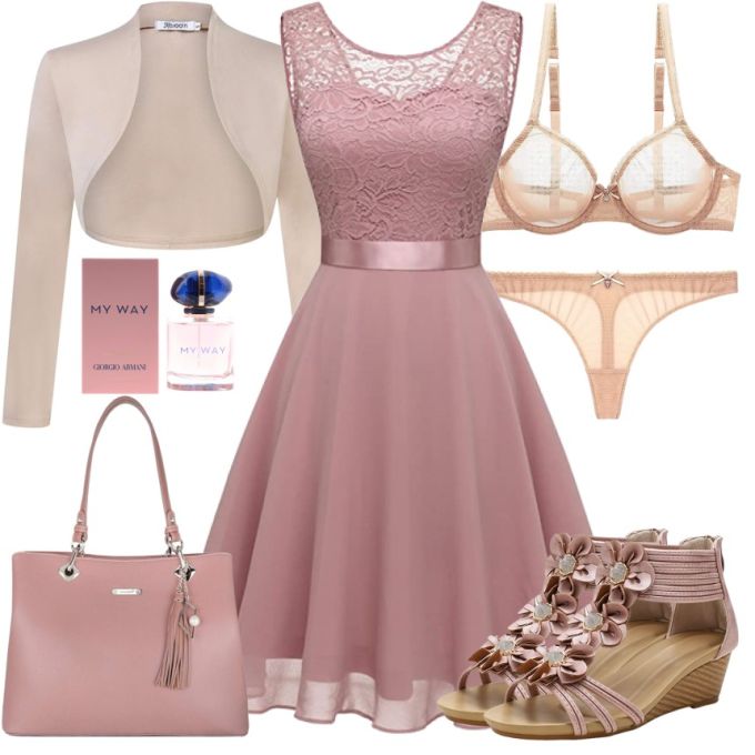 X型 拼接 浅豆沙色 豆沙色 