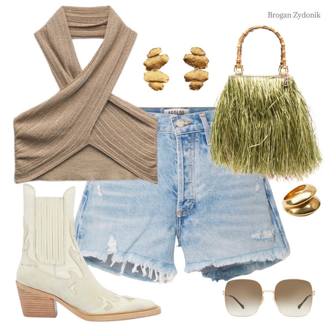 牛仔面料 H型 洗水 磨损破洞 毛边 浅天蓝色 雾蓝色 浅灰蓝色 基础扣饰  - VALI鞋履AI设计主图