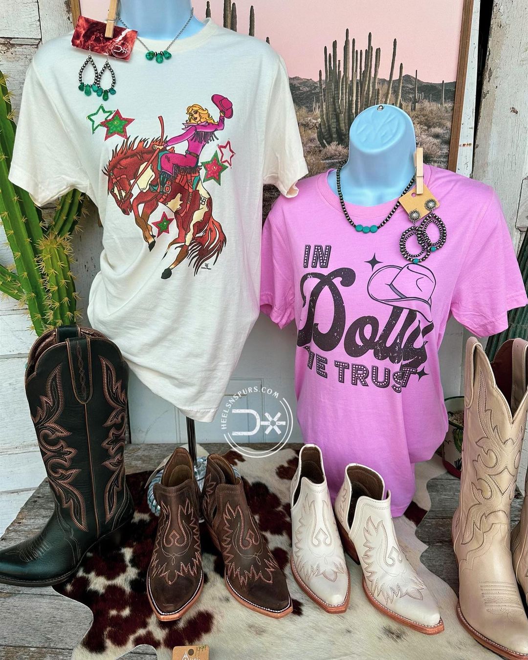 针织面料 H型 圆形领 文字图案 印花 静绿色 蓝晕色  - VALI鞋履AI设计主图