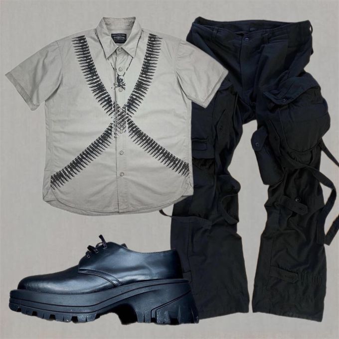 棉麻 H型 条纹/波纹 边缘装饰 银色 火石灰 基础扣饰 都市 