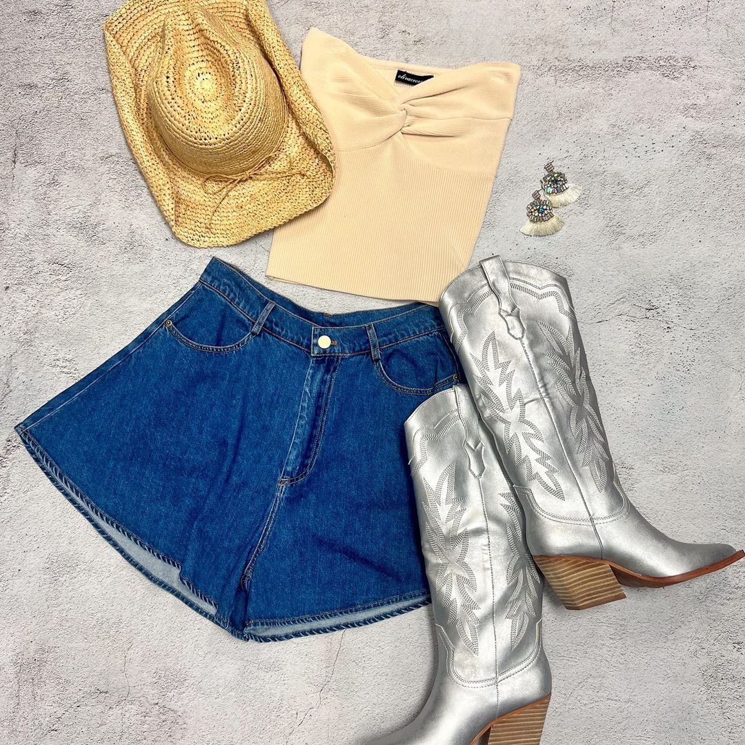 牛仔面料 撞色/渐变 洗水 毛边 潜水蓝  - VALI鞋履AI设计主图