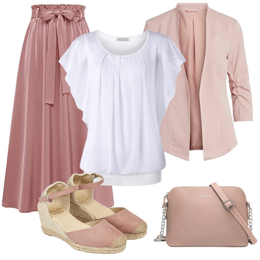 雪纺 圆形领 抽褶 灰丁香色  - VALI鞋履AI设计主图