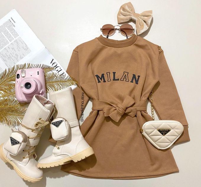 针织面料 X型 文字图案 打结-扭结 杏仁色 饼干色 本布腰带 