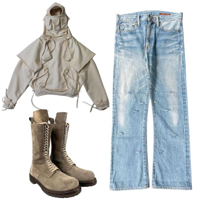 牛仔面料 洗水 幻彩蓝 基础扣饰 