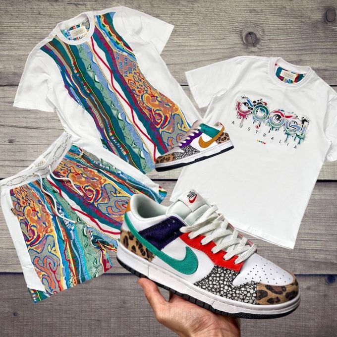 针织面料 H型 圆形领 文字图案 印花 气泡白 