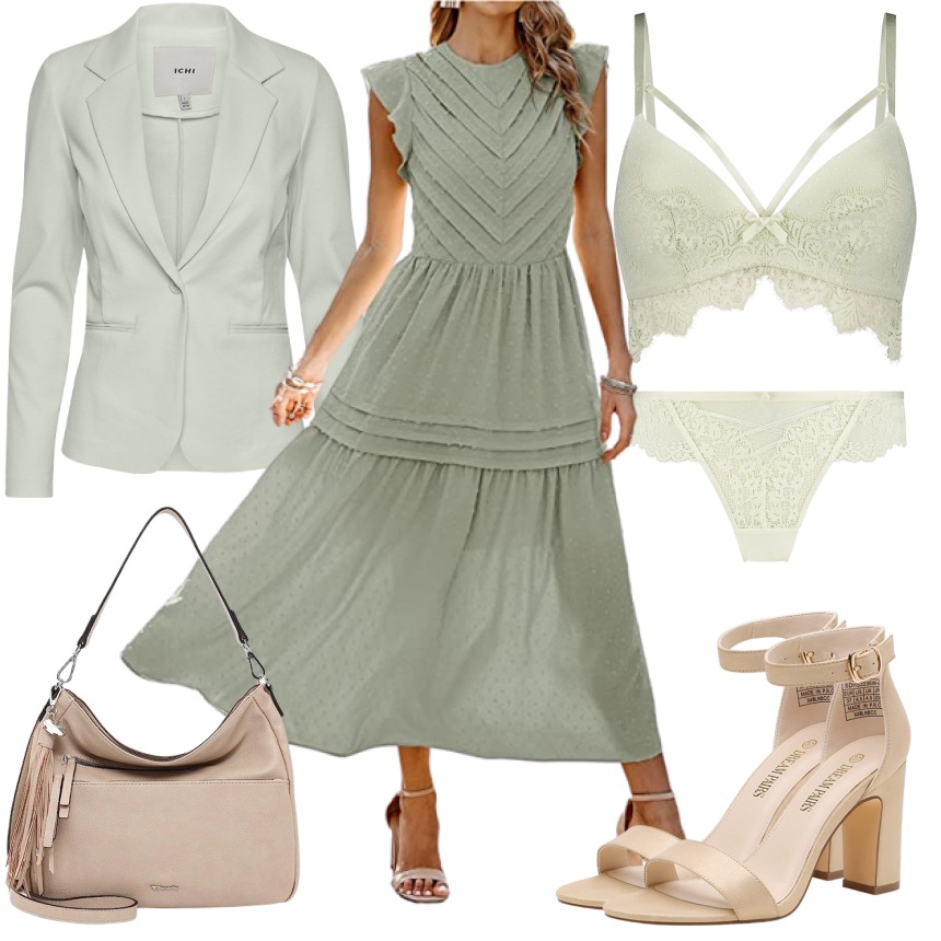 棉麻 X型 抽褶 雾色 银鼠尾草色 极简  - VALI鞋履AI设计主图