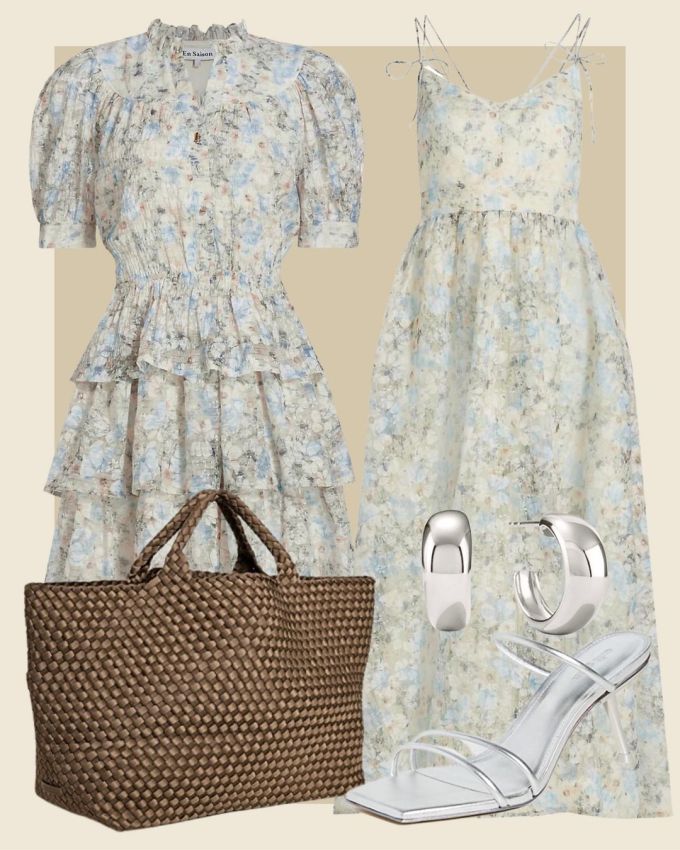 雪纺 X型 立领 植物/花卉 碎花 打结-扭结 抽褶 印花 月光灰色 银桦色 基础绳带 