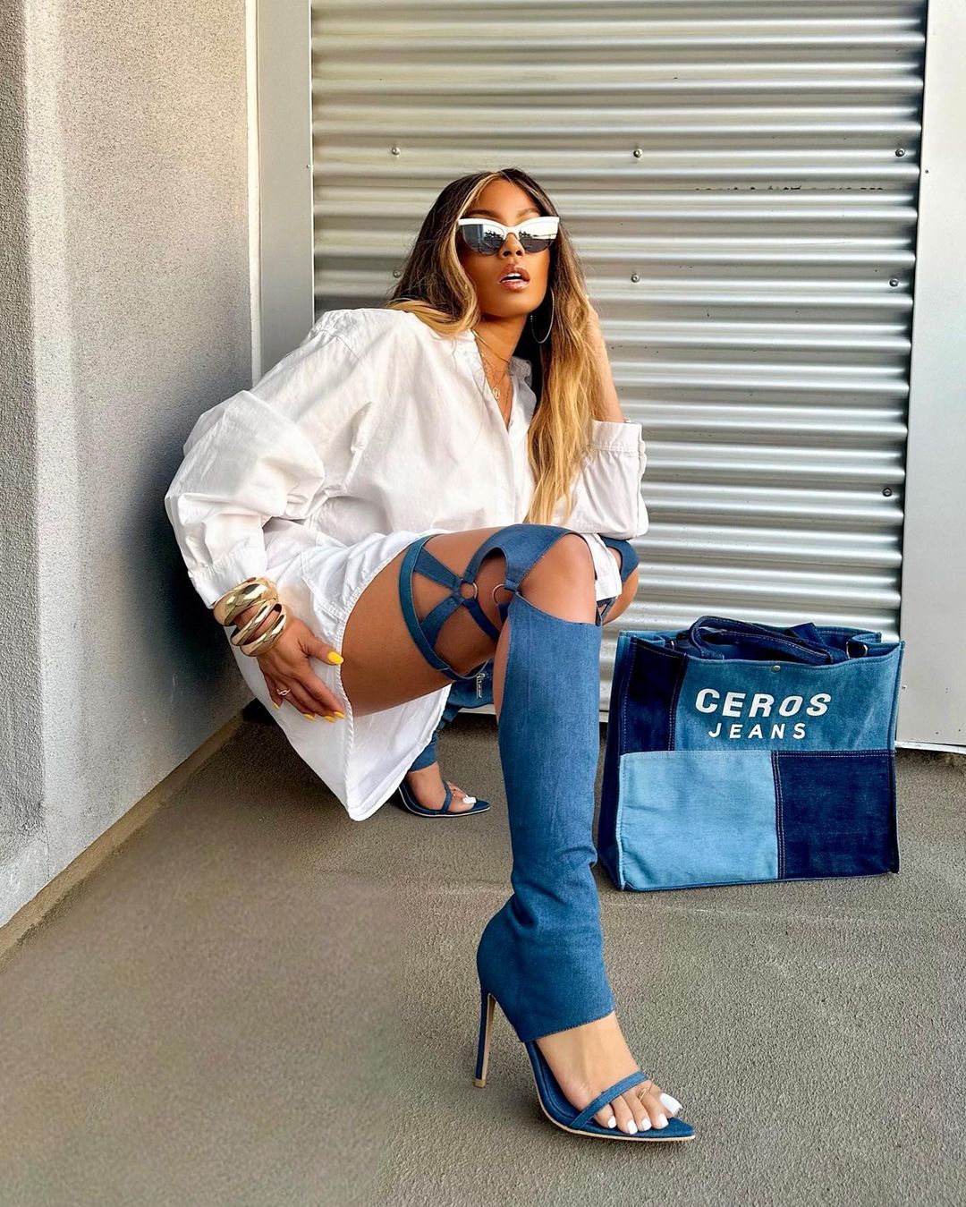 棉麻 抽褶 香雪球色 云白  - VALI鞋履AI设计主图