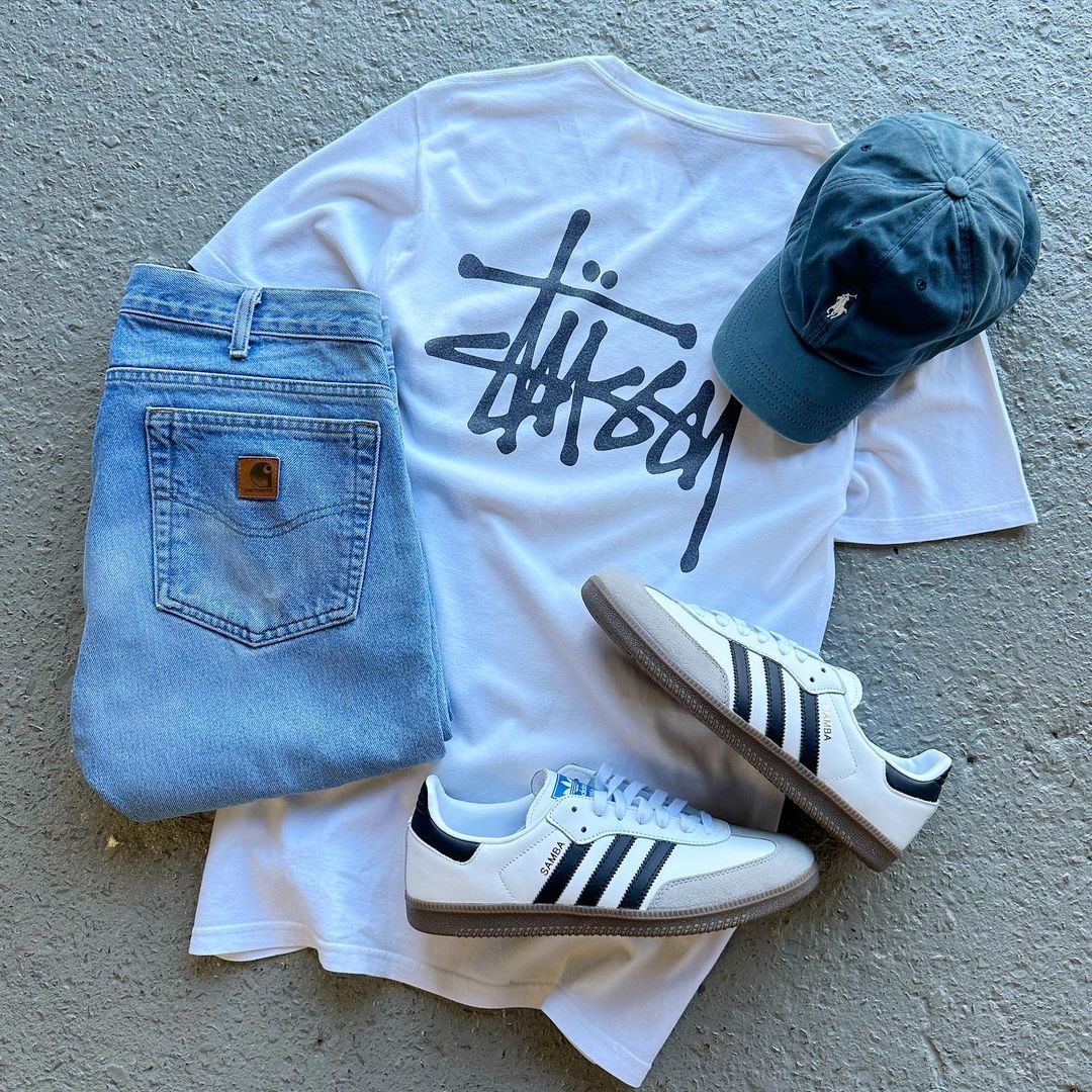 针织面料 H型 圆形领 文字图案 印花 雾霾蓝 荷兰运河 静蓝色  - VALI鞋履AI设计主图