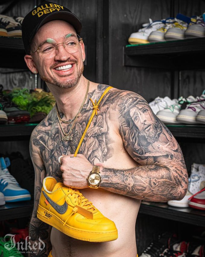 线性图案 印花 灰泥色 光谱黄 藏红花 宫廷 