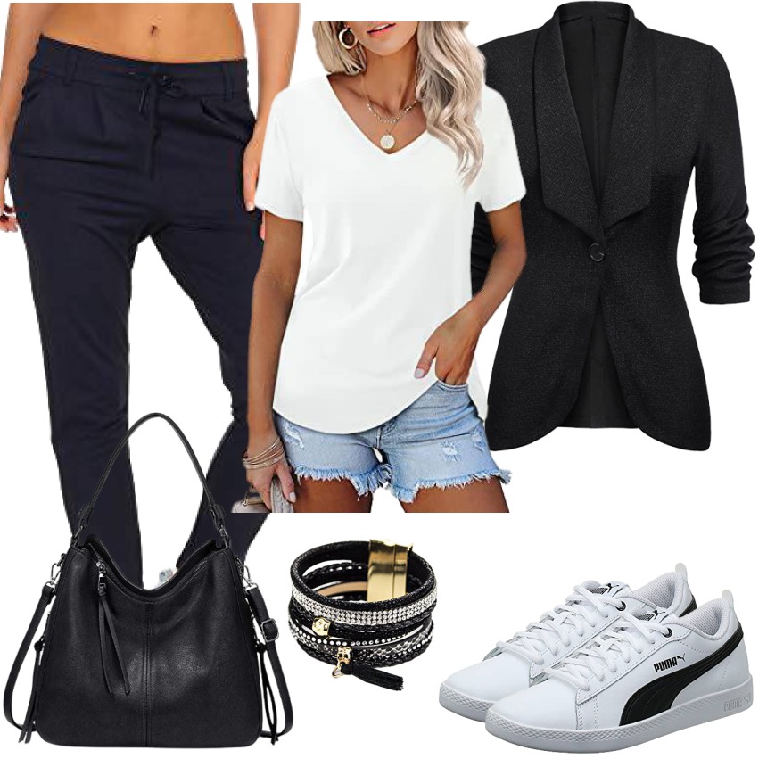 夜蓝色 基础绳带  - VALI鞋履AI设计主图