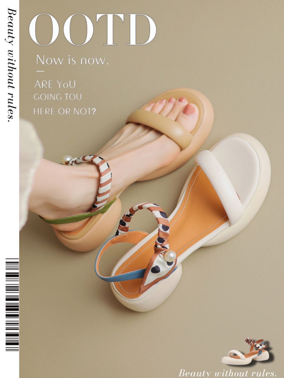 无帮 皮革  - VALI鞋履AI设计主图