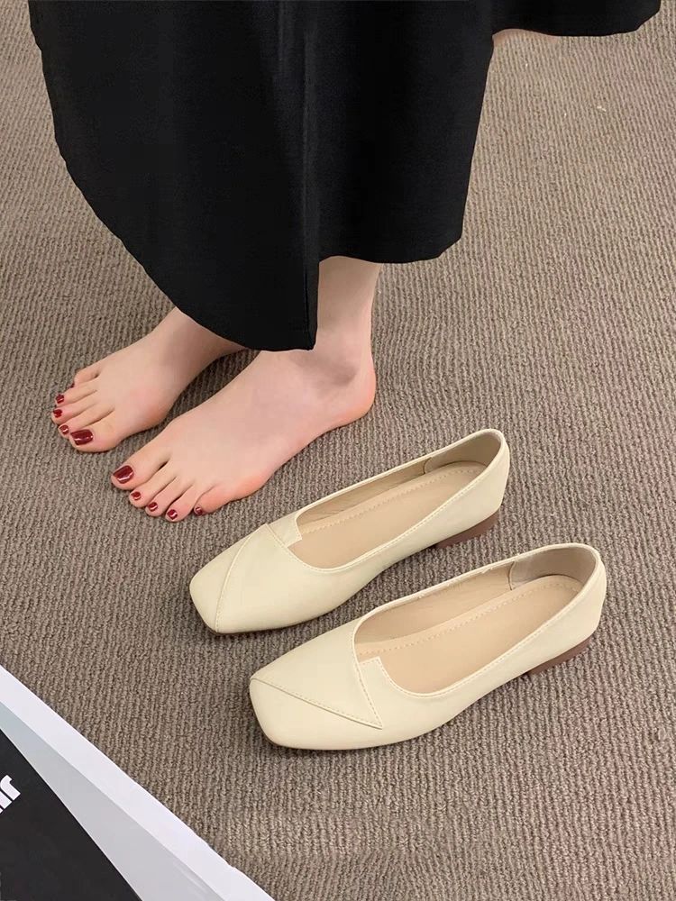 方头 低帮 一脚蹬 中口鞋 皮革  - VALI鞋履AI设计主图