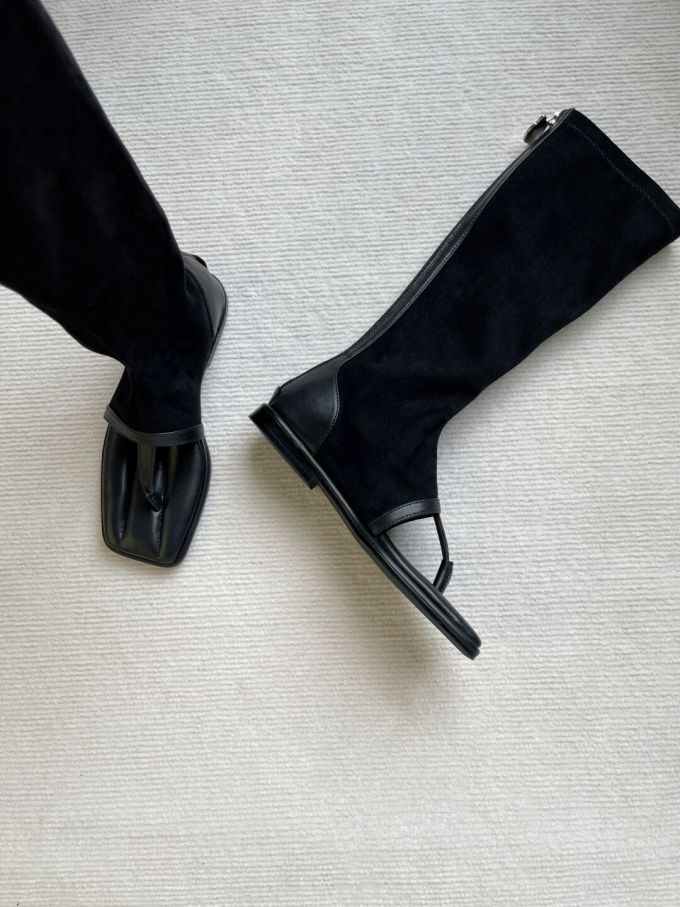 高跟 细跟 皮革 