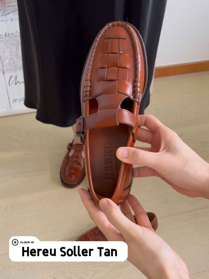 圆头 深口鞋 皮革 