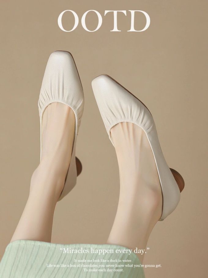 尖头 低帮 浅口鞋 