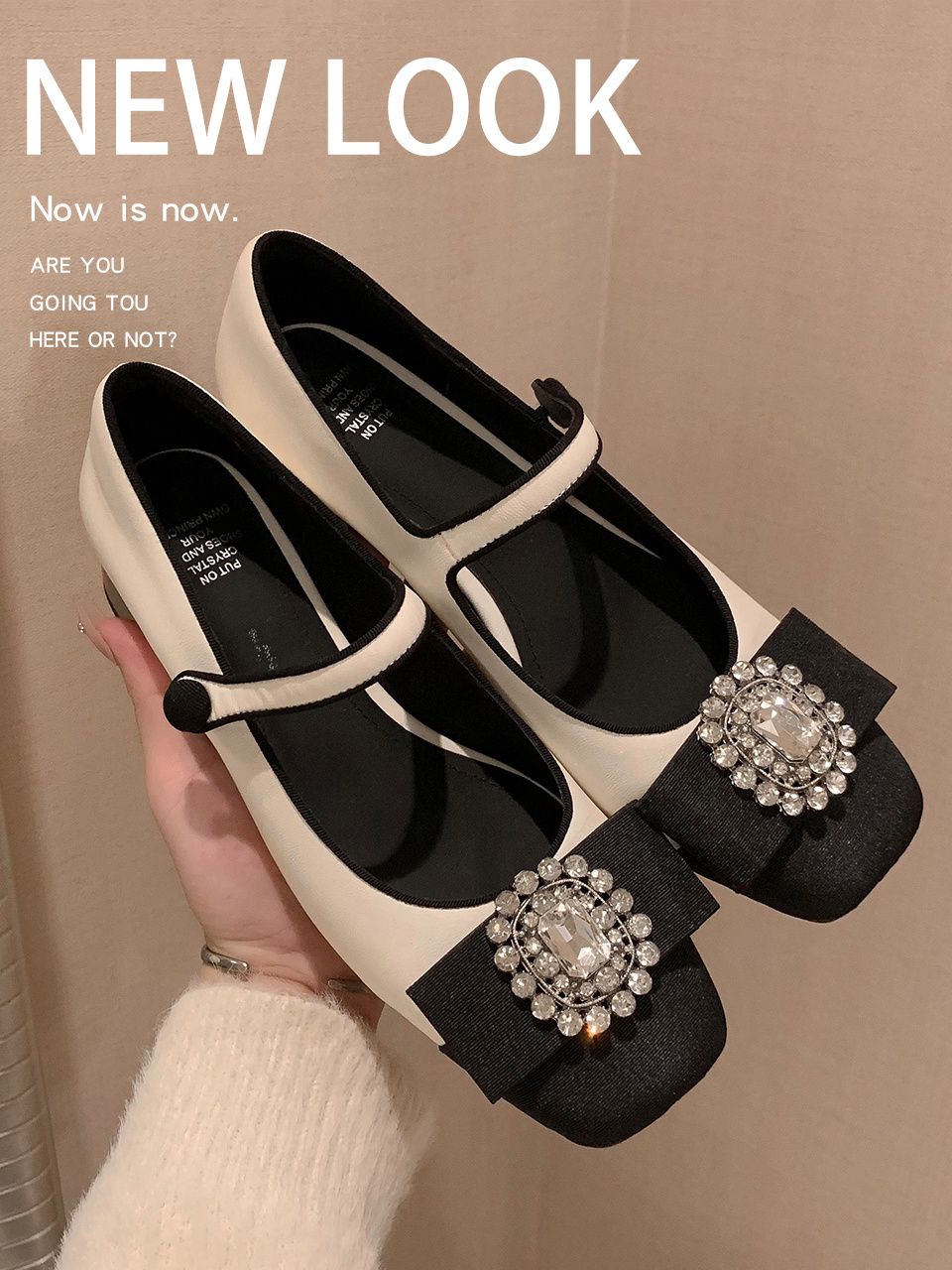 圆头 袢扣 浅口鞋 皮革  - VALI鞋履AI设计主图