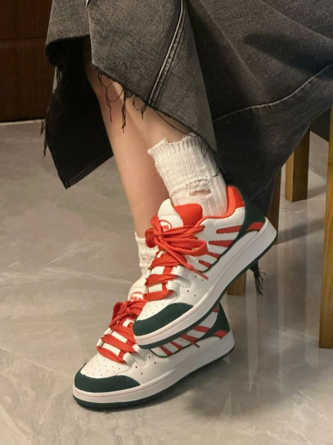 低帮 系带 皮革 