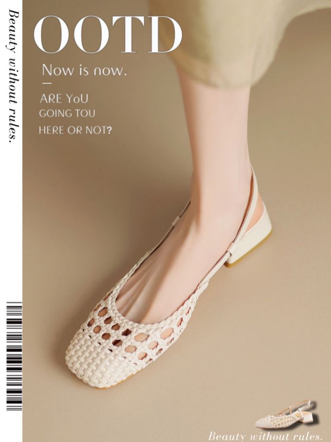 方头 低帮 浅口鞋 