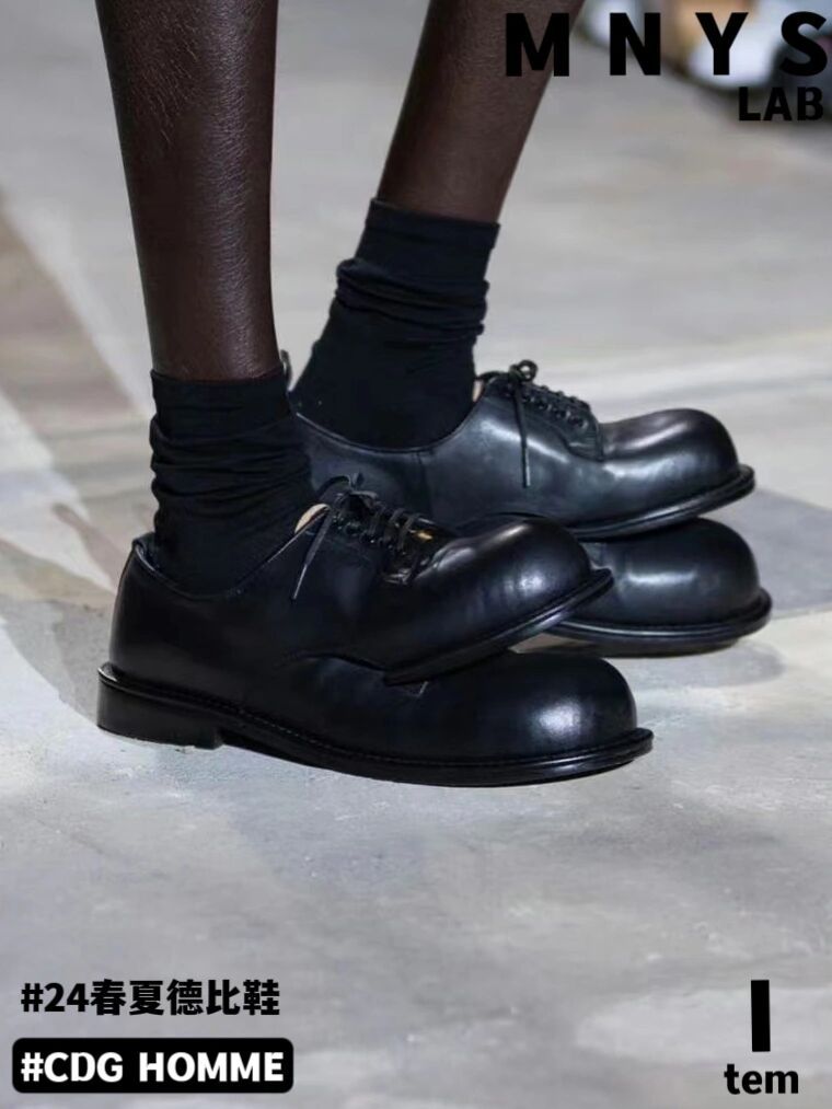 圆头 系带 皮革  - VALI鞋履AI设计主图