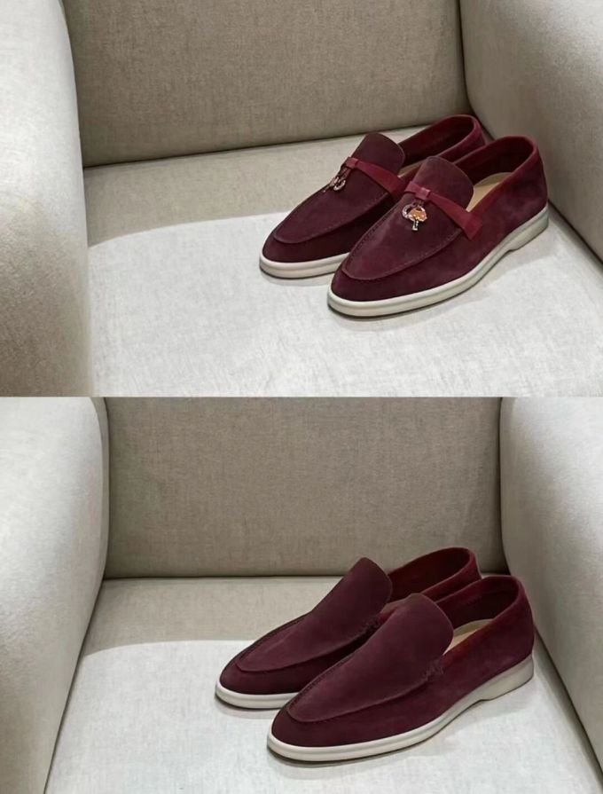 圆头 低帮 一脚蹬 深口鞋 皮革 