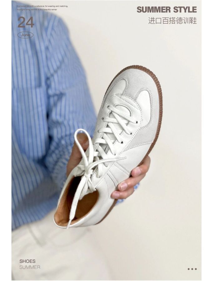 低帮 系带 皮革 