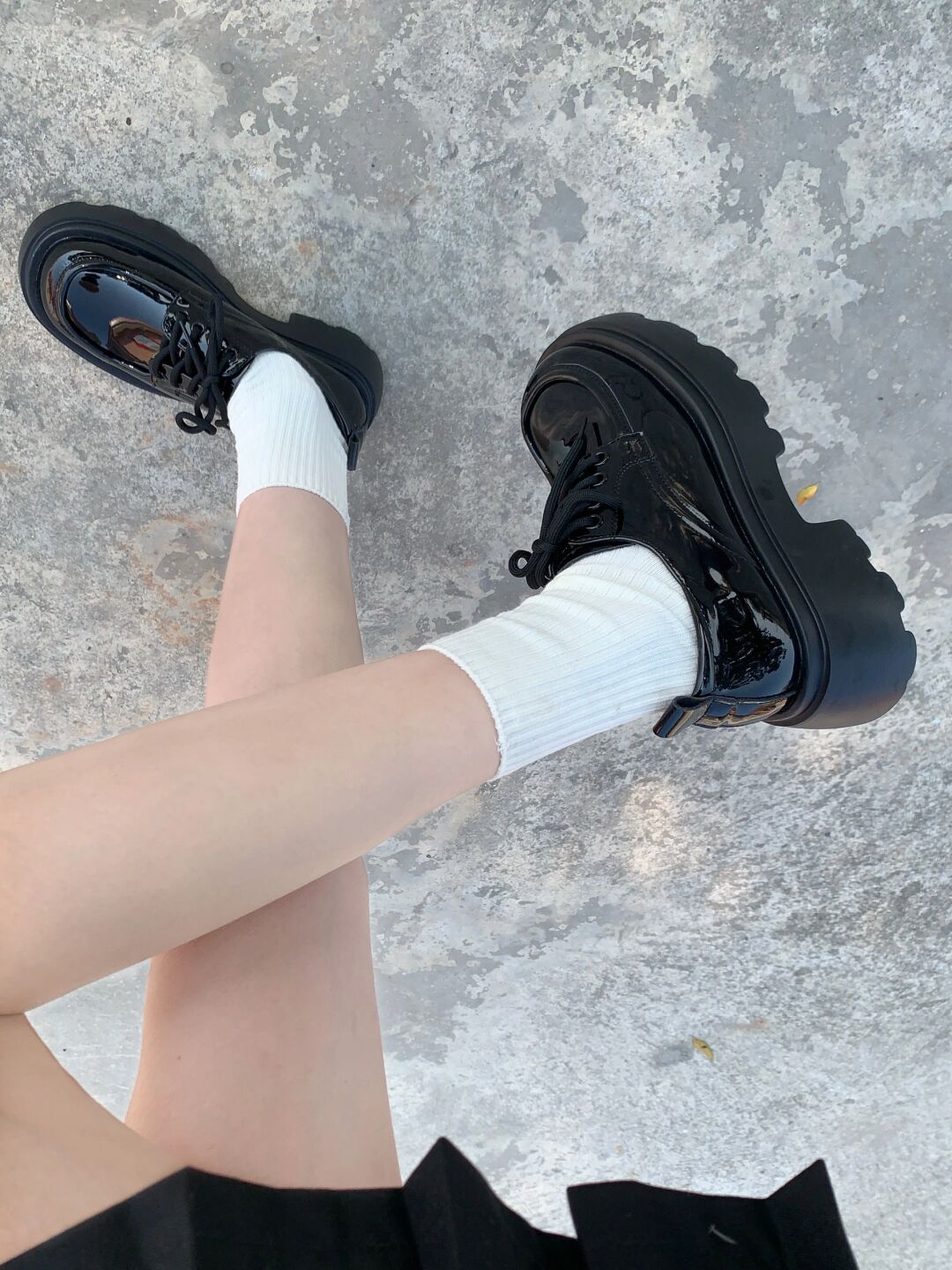 厚底 圆头 系带 皮革  - VALI鞋履AI设计主图