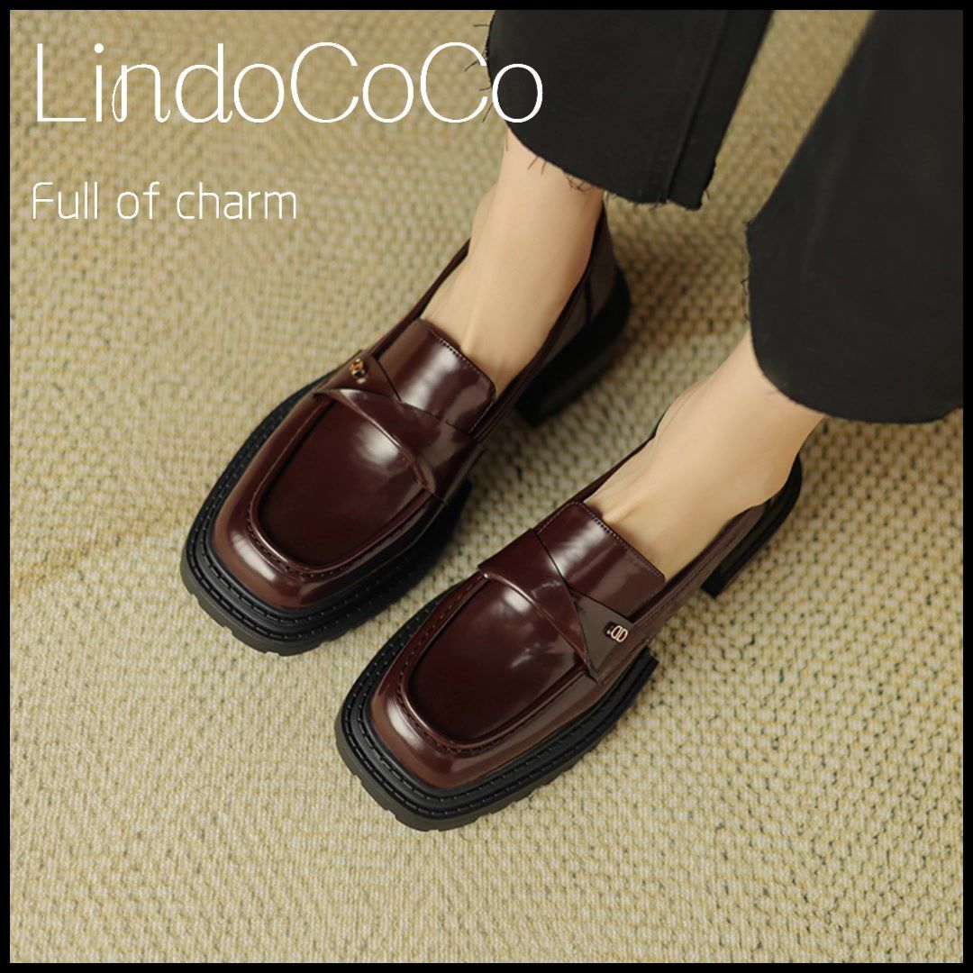 方头 低帮 一脚蹬 深口鞋 皮革  - VALI鞋履AI设计主图