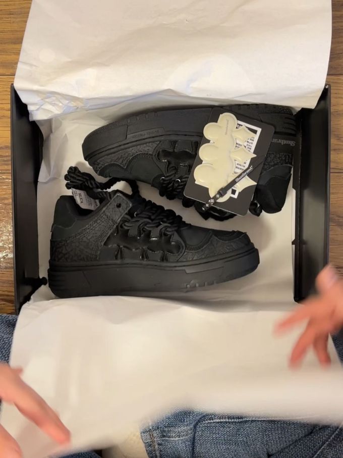 低帮 系带 皮革 