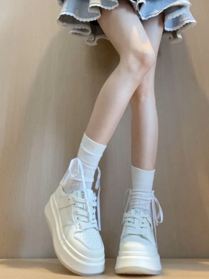 低帮 系带 皮革 