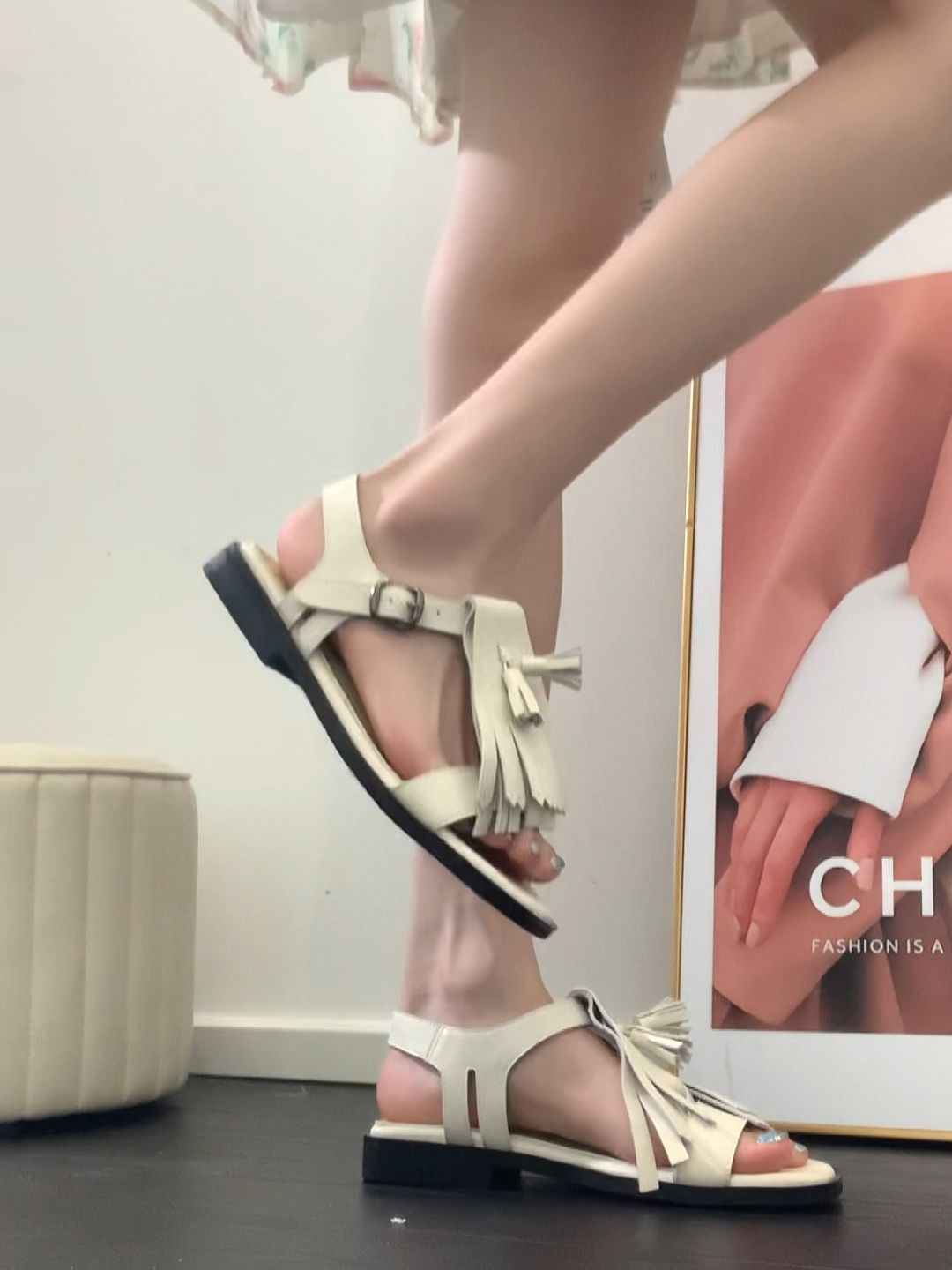 无帮 袢扣 皮革  - VALI鞋履AI设计主图