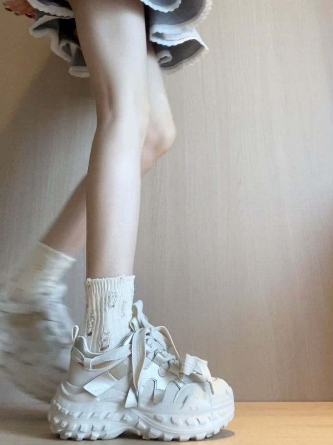 圆头 低帮 系带 