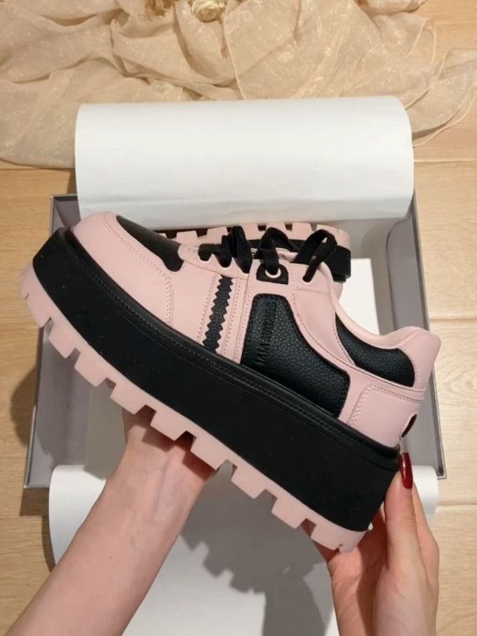 低帮 系带 魔术贴 皮革 