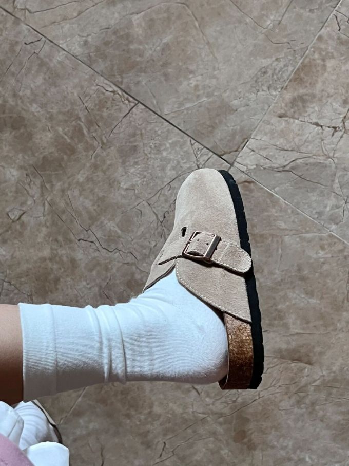 无帮 袢扣 皮革 