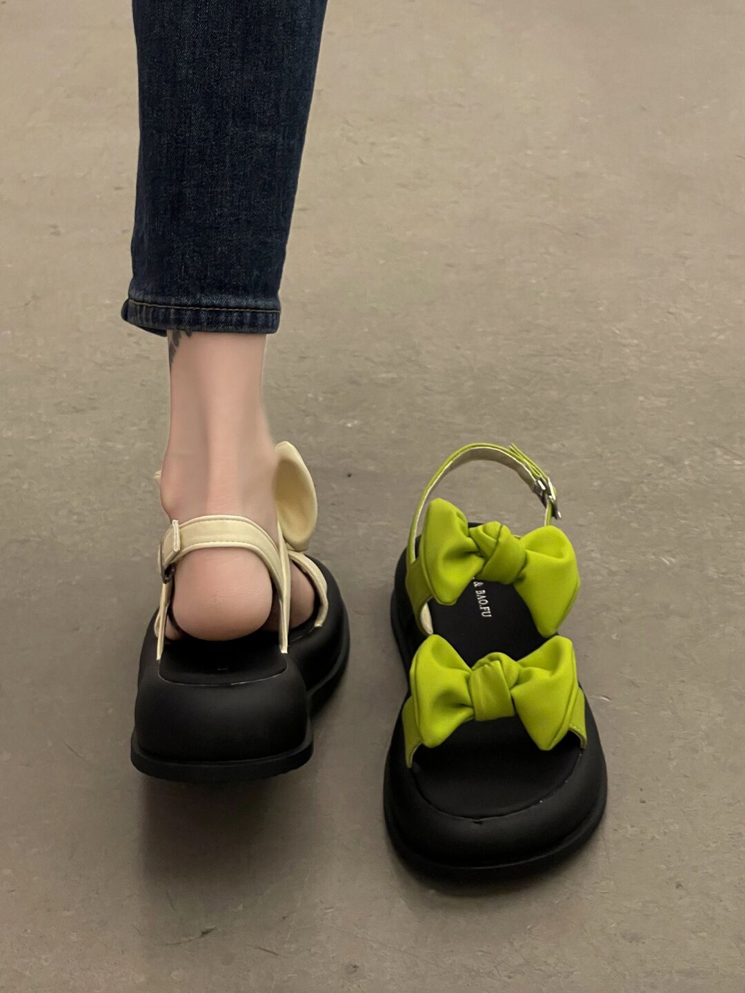 无帮 袢扣 皮革  - VALI鞋履AI设计主图