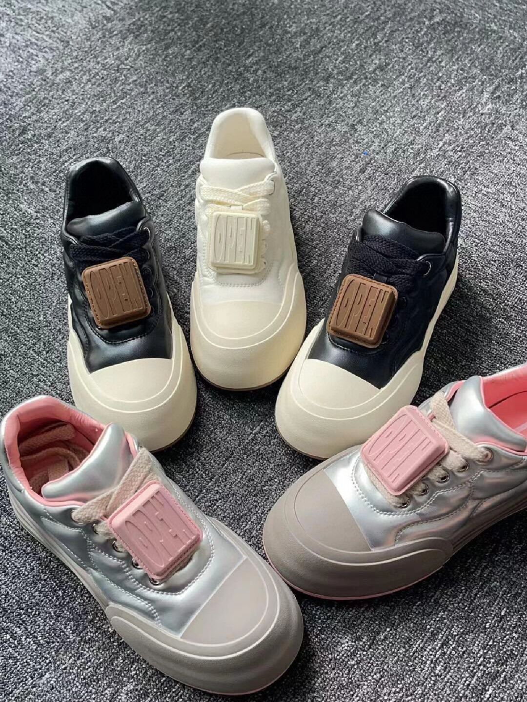 系带 魔术贴 皮革  - VALI鞋履AI设计主图