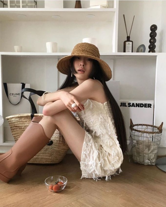 切花 A型 抹胸领 纯粹的幸福 