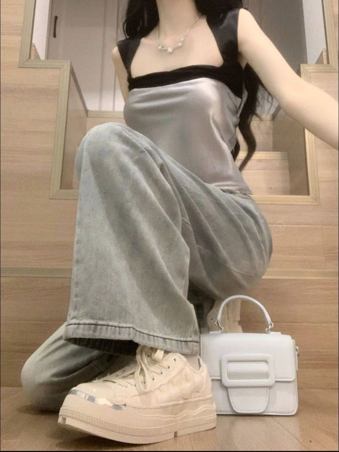 牛仔面料 洗水 复古卡其色 鸽羽色 韩系休闲 休闲 运动 