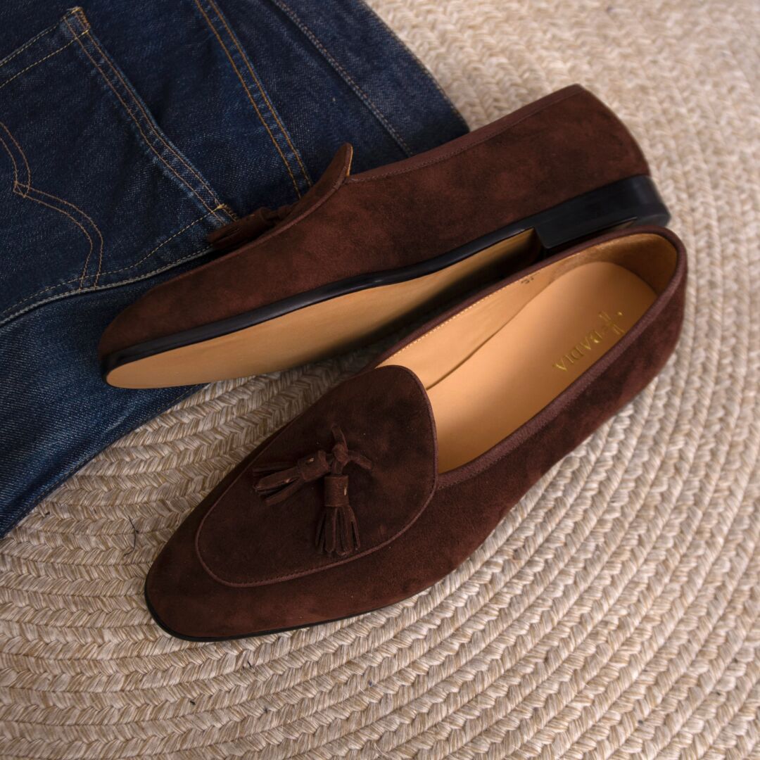 低帮 一脚蹬 深口鞋 皮革  - VALI鞋履AI设计主图