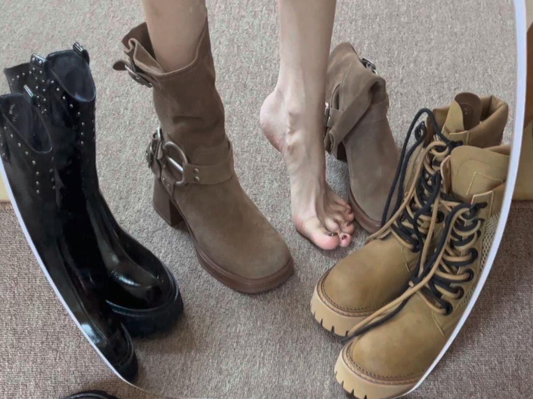 圆头 系带 皮革  - VALI鞋履AI设计主图